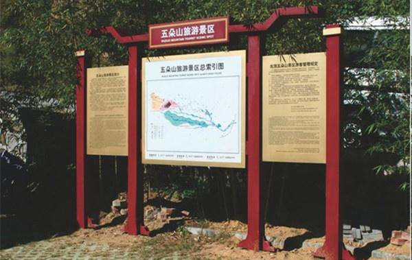 景區(qū)標識導視系統(tǒng)平面布局圖