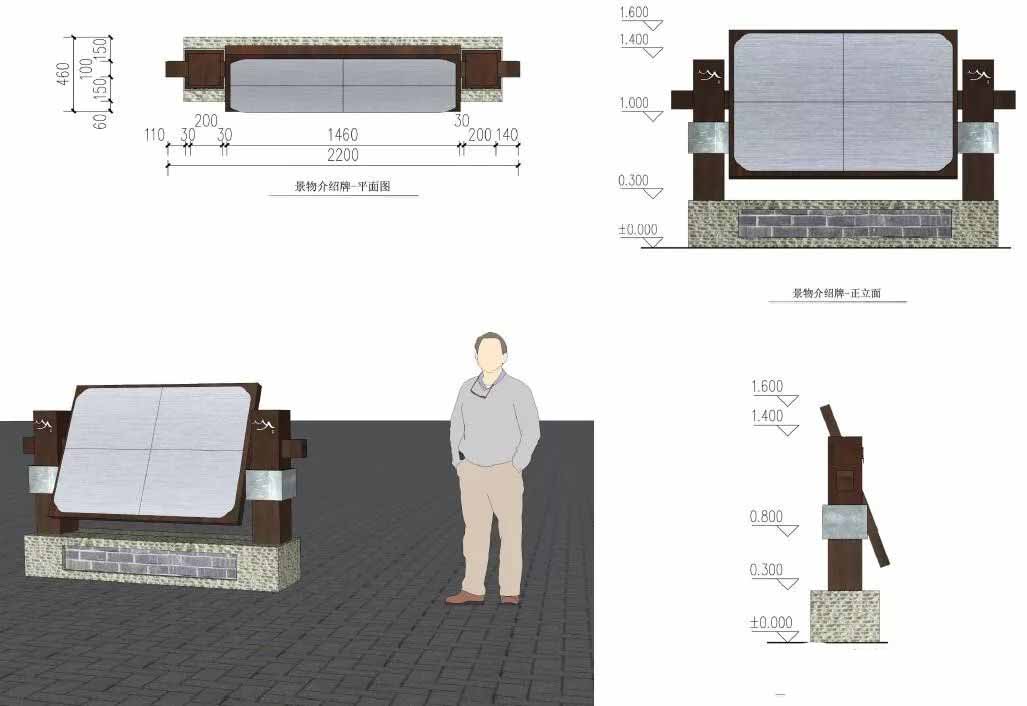 標(biāo)識牌、景物介紹牌規(guī)劃設(shè)計